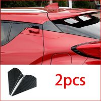 Car Carbon Fiber Color Rear Window Spoiler Triple-cornered Cover for C- 2016-2018