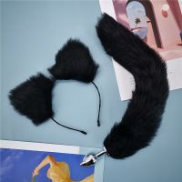 Sexy Fox Metal Butt Plug Tail Set With Hairpin Kit 4 Colors Anal Butplug Tail Prostate Massager Butt Plug For Couple Cosplay
