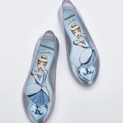 Mini Mlsa 2021 Girl Beach Sandals Apple Flower Ballet Classic Cartoon Shoes New Summer Jelly Shell Shoe Non-slip Kids Toddler
