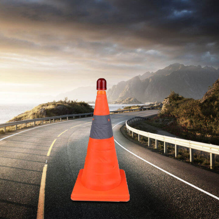 45cm Portable Safety Cone Flexible Collapsible Multi Purpose Pop Up