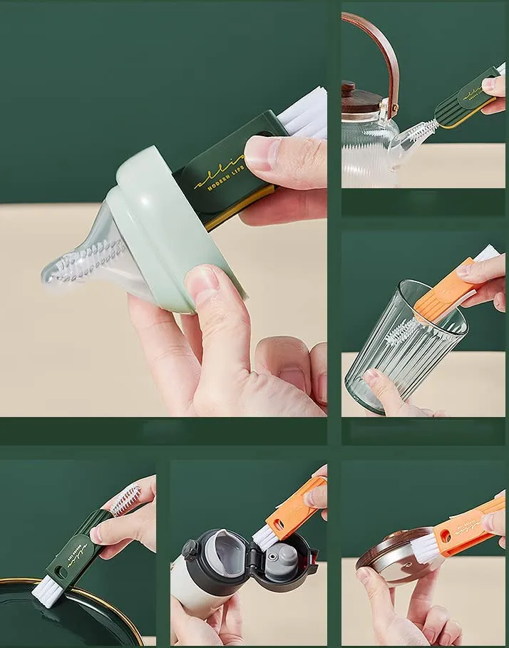 3 in 1 Cup Lid Gap Cleaning Brush Set, Multifunctional Insulation Bottle  Cleanin