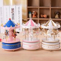 Carousel Musical Boxes Wooden Music Box Vintage Carousel Horse Music Box - Home - Aliexpress