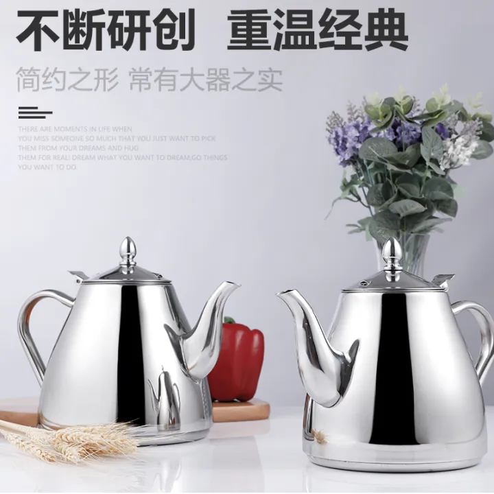 34 stainless steel restaurant teapot kettle induction cooker tea kettle