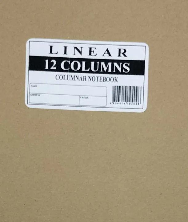 Linear or Veco 10 columns columnar notebook set of 2 Lazada PH