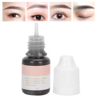 8Ml Eyebrow Eyelinerสีใช้สักคิ้วถาวรเครื่องสักหมึกMake Upชุดสักลายสีดำกาแฟ