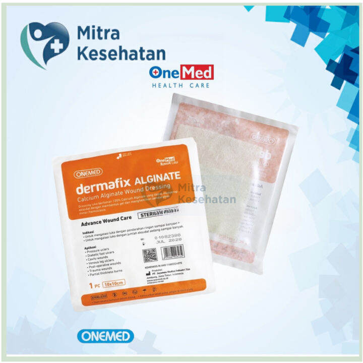 Dermafix Alginate Wound Dressing Onemed Per 1 Pcs | Lazada Indonesia