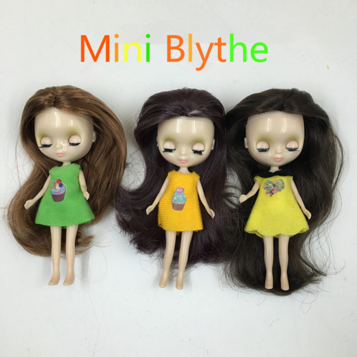 dbs-pullip-mini-blyth-doll-10cm-diy-nude-body-10cm-lovely-cute-long-hair