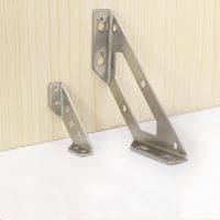 ✿✧☑ 4pc Stainless Steel Corner Bracket 90 Degree Angle Thicken Fixed Plank Bulkhead Support Furniture Hardware Connector Accessories