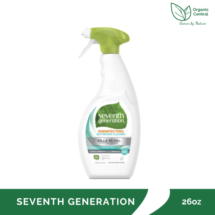 Seventh Generation Disinfecting Bathroom Cleaner Lemongrass Citrus 26oz Lazada PH