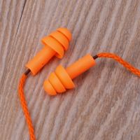 【CW】❦❆♠  Soft Silicone Ear Plugs Noise Reduction Earmuffs Hearing Protection