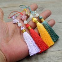 【cw】 2022 Chinese New Year Decoration 14 Cm Knot Tassel Pendant Clothing Element Accessories