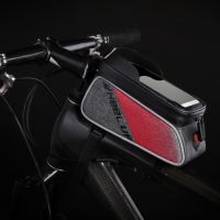 ✾ Wheel Up New Fabric Waterproof Bike Wallet Phone Holder 6 inch Touch Screen Bicycle Tube Smartphone GPS Tube Bag Suporte Celular