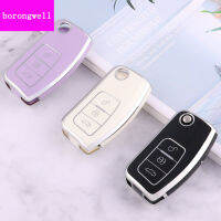 พับ TPU รถสำหรับ Ford Focus 2 MK2 Party Mondeo Galaxy Falcon Territory Ecoport Key Chain Protector