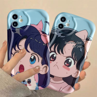 เคส RouJiang สำหรับ iPhone 15 14 13 12 11 Pro Max X XR Xs Max 8 7 6S Plus SE 2020ลายการ์ตูนอนิเมะคลาสสิคตัวละครน้อยน่ารักเคสโทรศัพท์สำหรับหญิงสาวน่ารัก