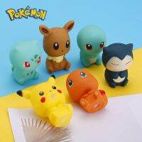 ของเล่นในห้องน้ำ Pokemon น่ารักสำหรับเด็กอะนิเมะปิกาจู Bulbasaur ชาร์เมนเดอร์สควอริเทิล Eevee Snorlax ตัวละครการ์ตูน Vocal ของเล่นห้องน้ำ