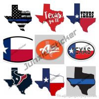 【hot】☜  Texas Sticker State Flag Map Vinyl Decal Car Self-Adhesive Longhorn Lone Star KK13cm