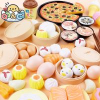 Dim Sum Kids Simulation Kitchen Toy Accessories Toddler Pretend Play Childrens Kitchen Play House Toys Steamer Set of Buns Set