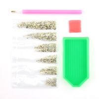 1440PCS Multi Size Glass Rhinestones AB Colors Flat-back SS3-SS10 Crystal Strass 3D Charms Set DIY Manicure Nail Art Decorations