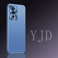 YJD เคสสำหรับ Xiaomi POCO F5 Pro K60 Pro นวัตกรรมแผ่นหลังฝ้าเลนส์โลหะเคสโทรศัพท์กันกระแทกกรอบ