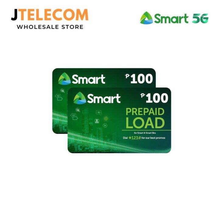 SMART LOAD CARD 100 & 300 SEALED | Lazada PH