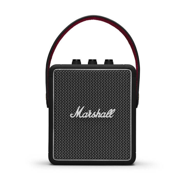 มาร์แชลลำโพงสะดวกmarshall-stockwell-ii-portable-bluetooth-speaker-speaker-the-speaker-black-ipx4wate-ลำโพงบลูทูธ-ลำโพงสำหรับใช้ในบ้าน-ลำโพงขนาดเล็ก