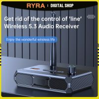 RYRA Bluetooth 5.3 เครื่องส่งสัญญาณเสียง ตัวรับ Multipoint Connect 3.5 AUX RCA Optical U Disk Stereo Music Wireless Adapter Dongle