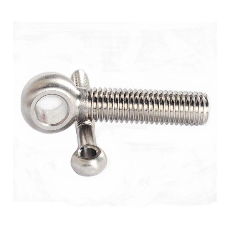 【CW】 10 to 20 Pieces 304 Stainless Steel M6 Eyelet bolts Eye Bolt Stud Articulated Anchor
