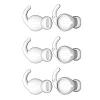 3 Pairs In Ear Earplug Set Accessories Silicone Mini Practical Durable Earbuds Cover Storage Box Gift Enhance Sound for AirPods