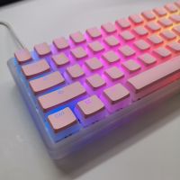 PBT Pudding Keycaps แป้นพิมพ์โปร่งแสงรูปแบบแป้นพิมพ์แบบกำหนดเองสำหรับคีย์บอร์ดแบบเครื่องกล