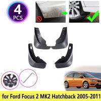 for Ford Focus 2 MK2 MK2.5 Hatchback 2005 2006 2007 2008 2009 2010 2011 Mudguards Mudflap Fender Mud Guards Splash Accessories