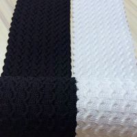 [HOT!] 2meters 6cm Width Clothing Elastic Band White Black Delicate Lace Trim Stretch Net Lace DIY Handmade Accessories Sewing Material