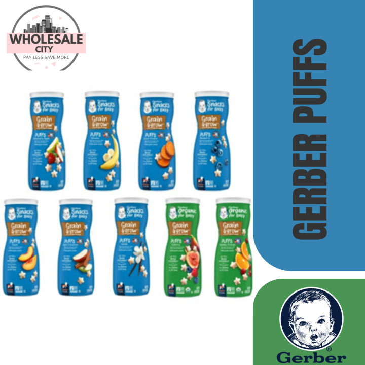 BABY PUFFS GRAIN & GROW 8 months Crawler 42g Lazada PH