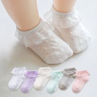 ✚✒  Summer Baby Girls Socks Lace Pink White Ruffle Children Socks Infant Princess Socks for Baptism 1st 2nd Birthday 1-6 Years