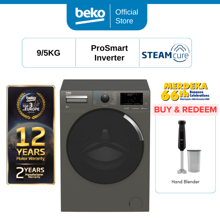 Beko Front Load Washer Dryer With Inverter Technology (9/5kg ...