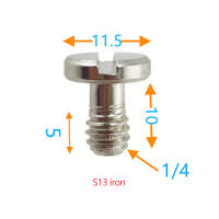 JointFlowers QUICK RELEASE PLATE ADAPTER สกรู1/4นิ้ว D-ring ขาตั้งกล้องสกรูยึดสกรูอะแดปเตอร์สำหรับกล้องกล้องวิดีโอ monopod QR QUICK RELEASE PLATE