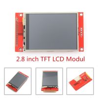 【Free-delivery】 2.8 "240X320 SPI TFT โมดูลพอร์ตอนุกรมพร้อมอะแดปเตอร์ ILI9341 SD 5V/3.3V 2.8จอแสดงผลแอลอีดีสำหรับอินเทอร์เฟ5110อร์เฟซ