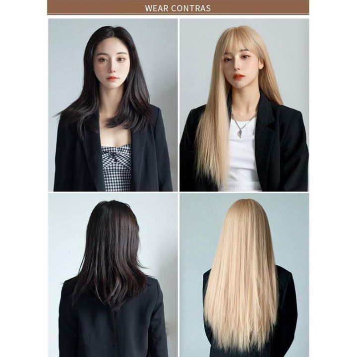 ลดราคา5-5-rambut-palsu-perempuan-rambut-palsu-ฮีตซิงก์มม-สั่งซื้อสินค้า-สั่งซื้อสินค้า-วิกผมยาวตรงสีบลอนด์สำหรับผู้หญิง-วิกผมยาวเหมือนผมสีบลอนด์