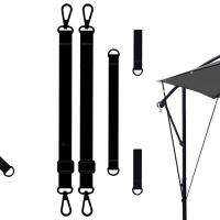 เต็นท์ Tensioners Windproof Parasol Fixed Strap Tie Reusable Parasol สายคล้อง Tensioner Camping อุปกรณ์เสริมสำหรับเต็นท์ Sunshade Canopy