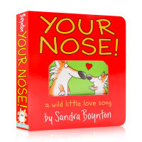 Your nose your nose original English picture book famous Sandra Boynton childrens book paper board English Enlightenment picture story book parents and children read 3-6 years old