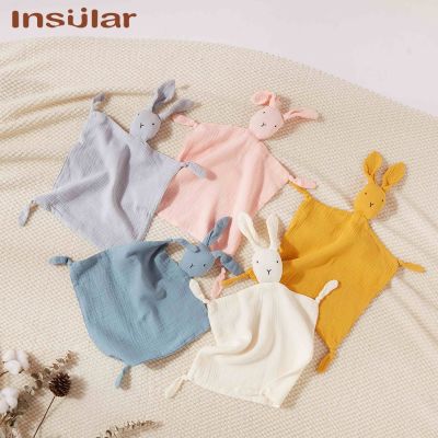 【VV】 Muslin Baby Cotton Comforter Blanket Soft Newborn Sleeping Dolls Kids Fashion Soothe Appease Bibs