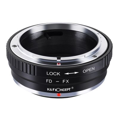 K&amp;F Concept FD-FX Lens Adapter Ring For Canon FD Mount Lens To Fujifilm FX Mount X-Pro1 X-E1 X-A1 X-M1 Cameras Body