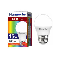 Hannochs หลอดไฟไฟ LED 15วัตต์หลอดไฟรับประกัน1ปีสีขาวเย็นแผ่นเรืองแสงประหยัดพลังงาน1400ลูเมน (อายุการใช้งาน10000ชั่วโมง) ร้าน TWC