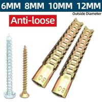 Metal Expansion Anchors Pipe Bolt M5 M6 M8 M10 Self Tapping Screw Drilling Serrated Thorny Plug Light Brick Wall Anti-loose Nails Screws Fasteners