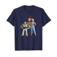 เสื้อแฟชั่น เสื้อยืดพิมพ์ลาย Disney Pixar Toy Story 4 Woody Buzz Bo