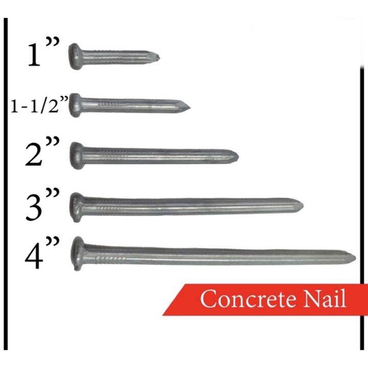 Concrete Nail 1” 1-1/2” 2” 2-1/2” 3” 4” SOLD PER KILO (Fat Size ...