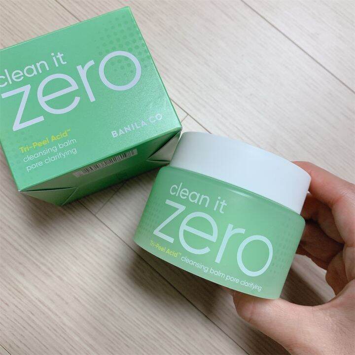 banila-co-clean-it-zero-cleansing-balm-pore-clarifying-สีเขียว-100ml