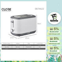 AjuShop-CLOSE เครื่องปิ้งขนมปัง 700 วัตต์ รุ่น WD-003 สีขาว