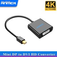 1080P Mini DP Cable to DVI Converter Display port to DVI Adapter Gold Plated Plug Video Switcher For Macbook Monitor Projector