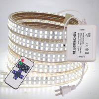 Super Bright 5730หลอดไฟ LED Strip ที่มีความยืดหยุ่นสองแถว240led/m 220โวลต์110โวลต์5630 Dimmable ไฟเชือกกันน้ำตกแต่งบ้าน