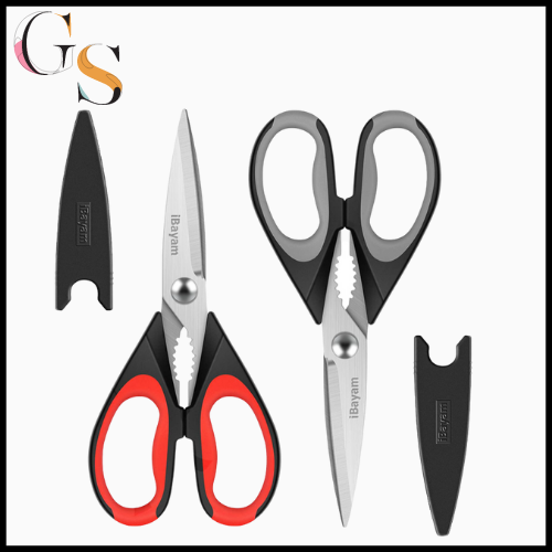 Kitchen Shears iBayam Kitchen Heavy Duty Meat Scissors Poultry